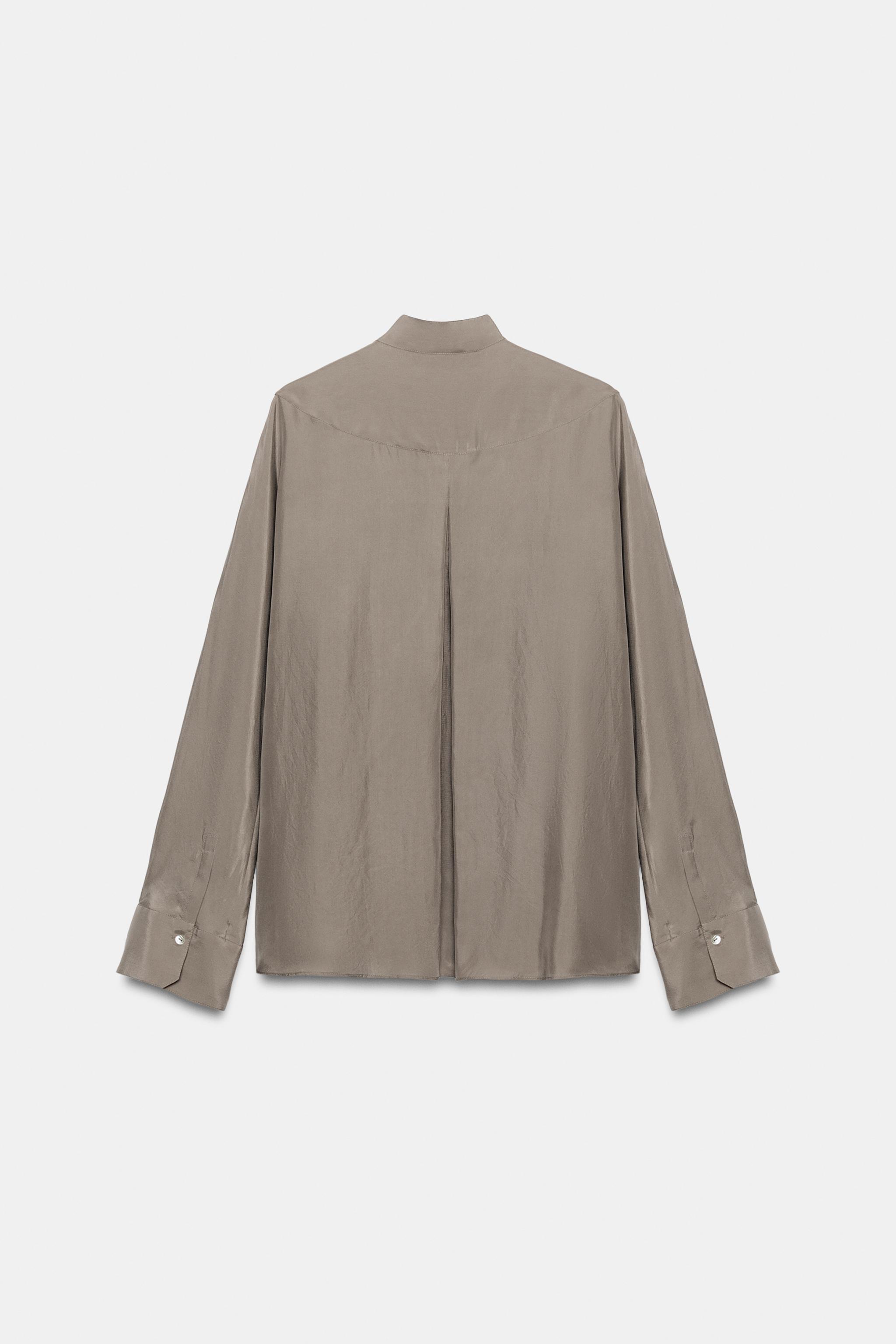 CHEMISE FLUIDE 100% SOIE ZW COLLECTION